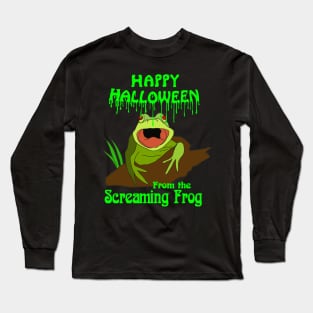 Happy Halloween from the Screaming Frog - Art Zoo Long Sleeve T-Shirt